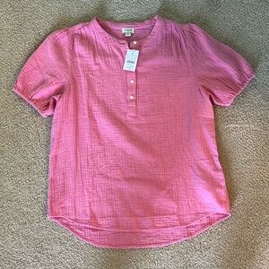 J Crew Pink Blouse